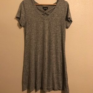 Soft gray T-Shirt Dress